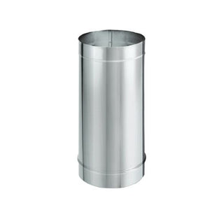 Duravent 6 inch DuraBlack Stainless Steel Single-Wall Pipe 48 inch Length