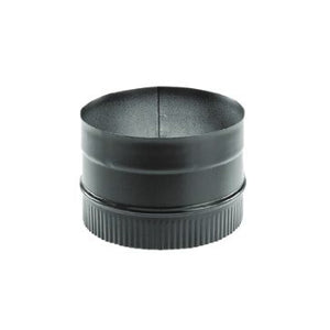 Duravent 6 inch DuraBlack Stovetop Adapter Adapters 6DBK-ADM
