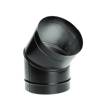 Duravent 7 inch DuraBlack 45 Degree Elbow Elbows