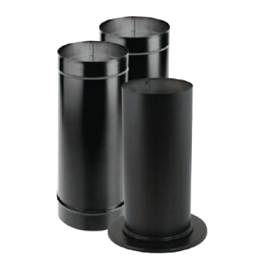 Duravent 6 inch DuraBlack Stovepipe Kit