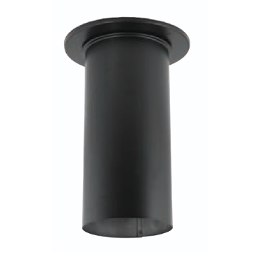Duravent 7 inch DuraBlack Slip Connector with Trim Connectors