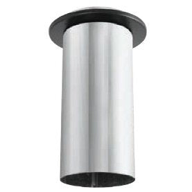 Duravent 6 inch DuraBlack SS Slip Connector with Trim Connectors