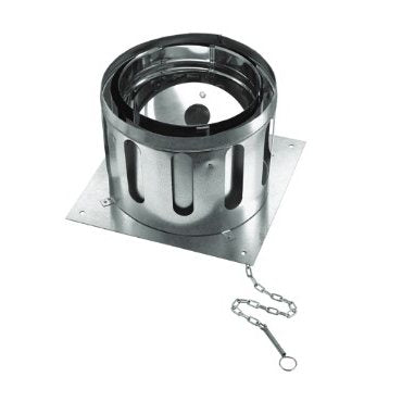 Duravent 14 inch Anchor Plate with Damper DuraChimney