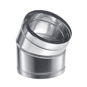 Duravent DuraChimney 12-Inch Inner Diameter Stainless Steel Elbow with Galvalume Outer Wall - 30 Degree