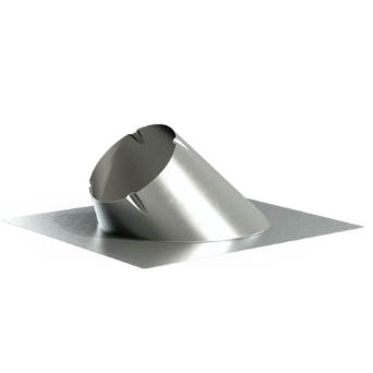 Duravent 8 inch DuraChimney Roof Flashing 7/12 - 12/12 Pitch Flashings