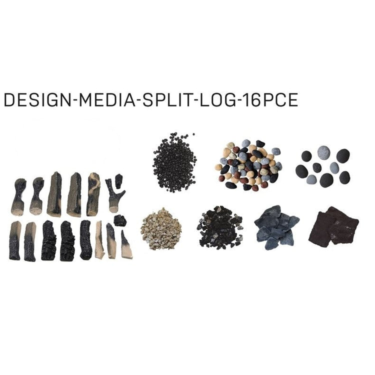 Amantii Split Log 16 Piece Deluxe Media Kit