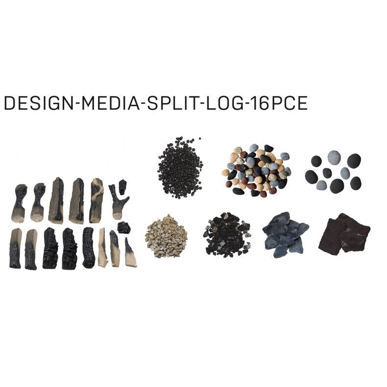 Amantii Split Log 16 Piece Deluxe Media Kit