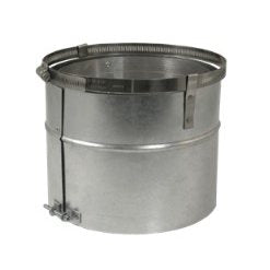 Duravent 6 inch DuraFlex AL Universal B-vent To Aluminum Flex Adapter