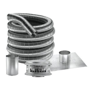 Duravent 6 inch DuraFlex AL Kit 35 foot Length