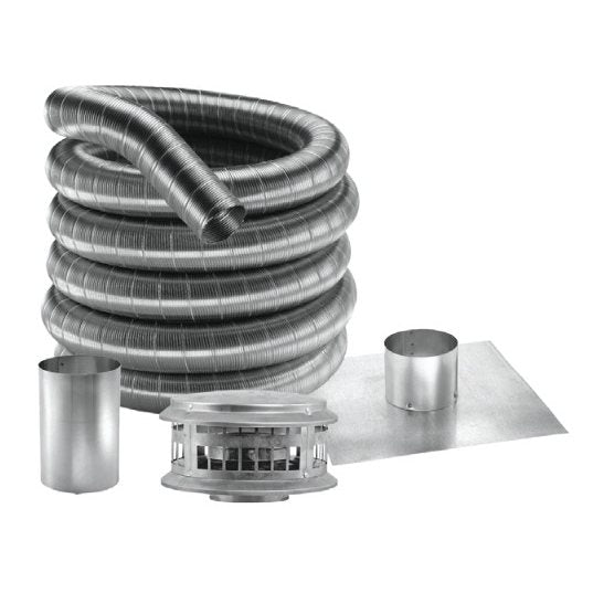 Duravent 6 inch DuraFlex AL Kit 35 foot Length