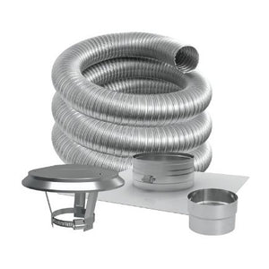 Duravent 6 inch DuraFlex Pro Basic Kit 15 foot Length