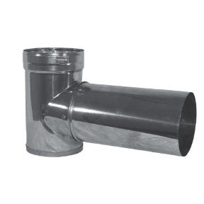 Duravent 7 inch DuraFlex SS Tee with Cap