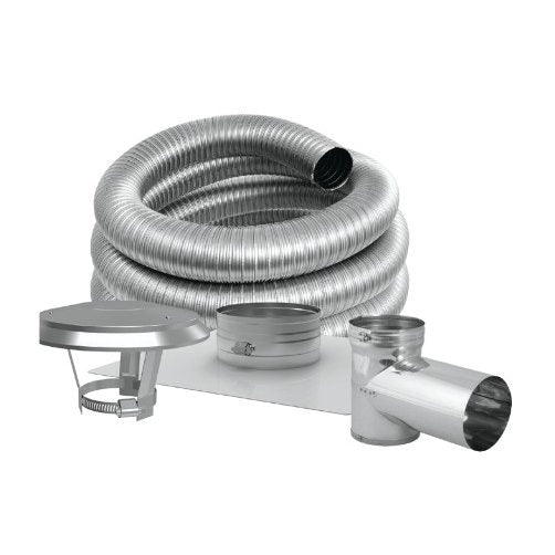 Duravent 5 inch DuraFlex SW Tee Kit 30 foot Length