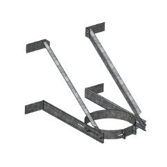 Duravent 6 inch DuraTech Adjustable Extended Wall Support