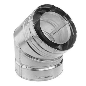 Duravent 4 x 6 45 Degree Elbow, Galvanized DirectVent Pro