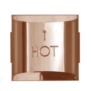 Duravent 4 x 6 Sconce Termination Cap, Copper DirectVent Pro