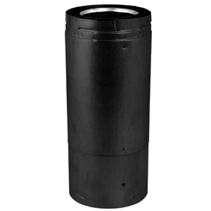 Duravent 4 x 6 Adjustable Pipe 11 to 17 inch Length, Black DirectVent Pro