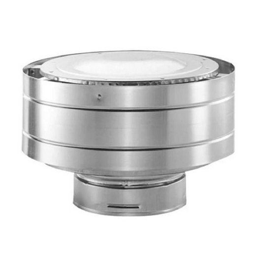 Duravent 46 DVA Low-Profile Termination Cap- Stainless Steel 4/6 Inch
