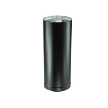 Duravent 8 inch DVL Double-Wall Black Pipe 6 inch Length