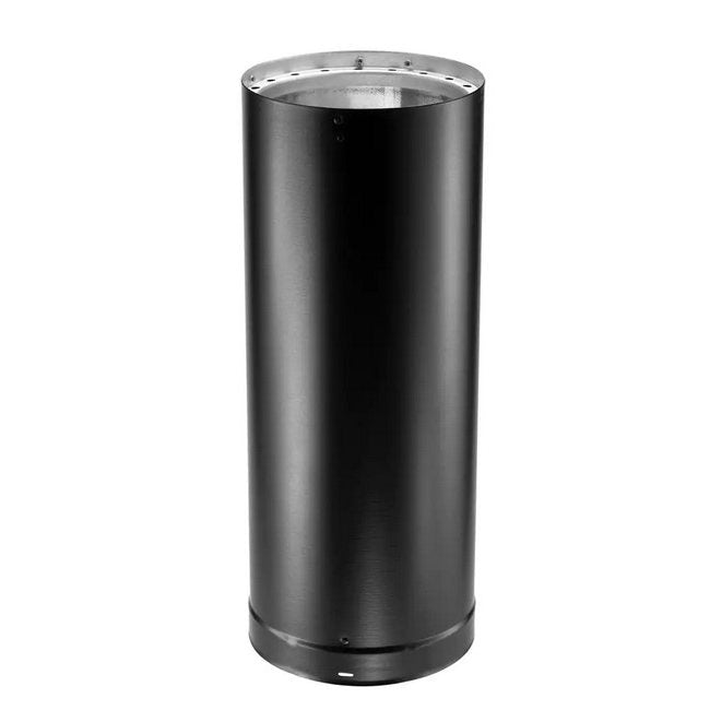 Duravent 8 inch DVL Double-Wall Black Pipe 48 inch Length