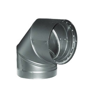 Duravent 8 inch DVL Double-Wall Black 90 Degree Elbow Elbows
