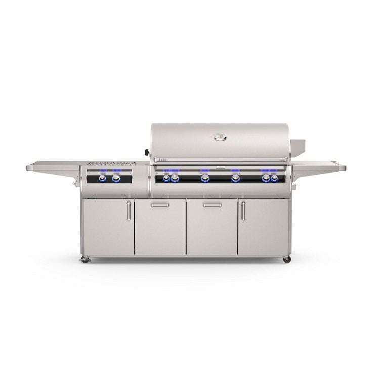 Fire Magic Echelon Portable NG Grill Analog Thermometer, Left Infrared Burner and Power Burner