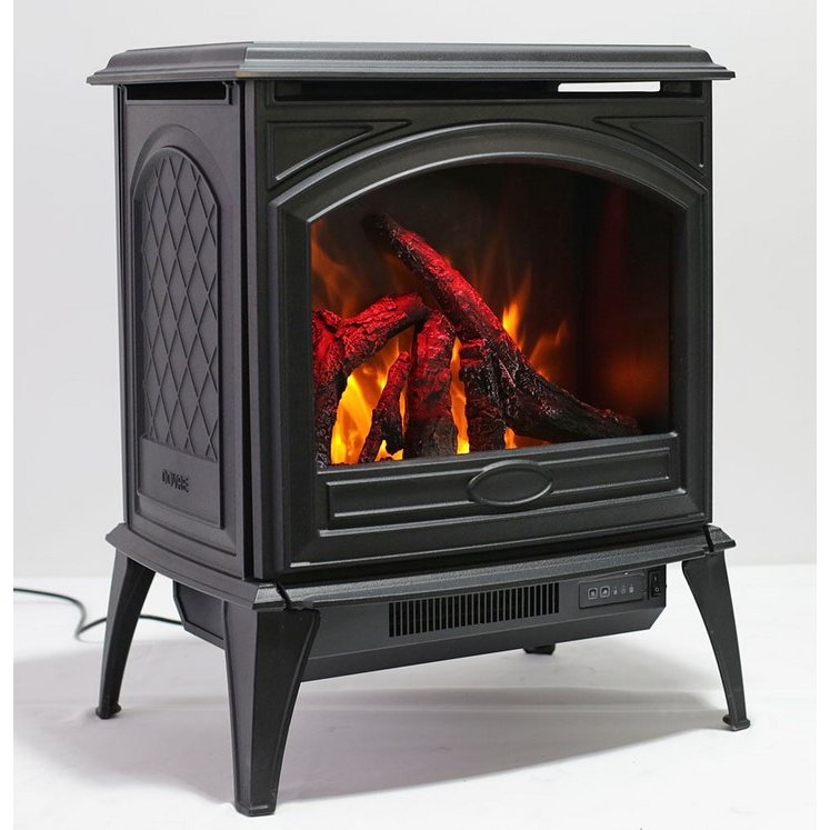 Amantii Cast Iron Freestand Electric Fireplace Lynwood view 2