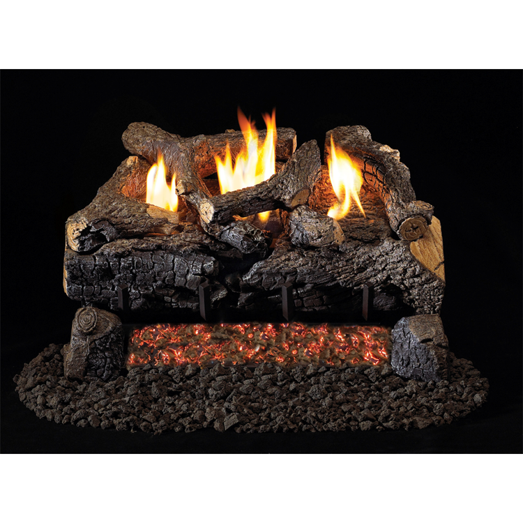 Real Fyre 24" Evening Fyre Charred Vent Free Gas Logs