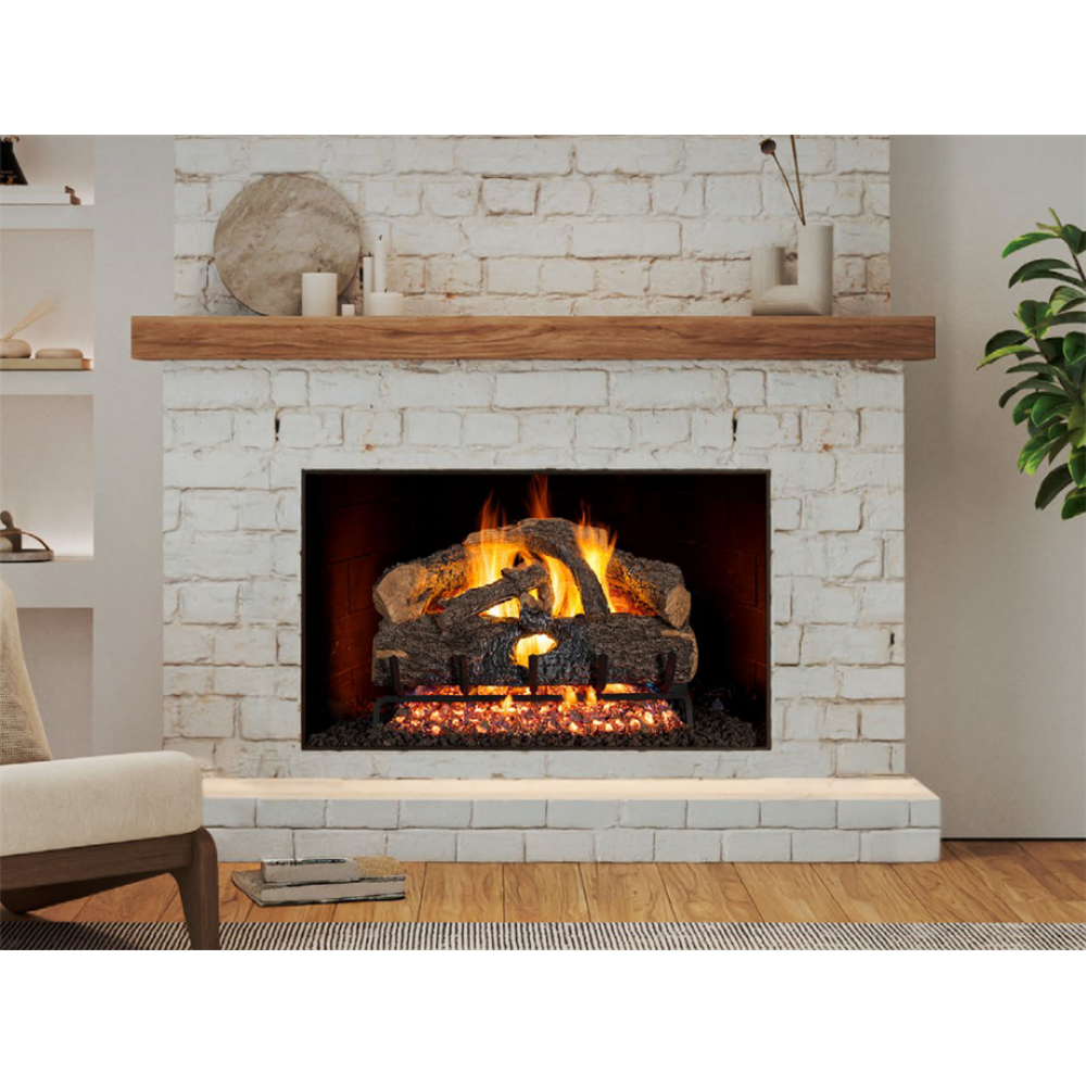Real Fyre 24"Charred Evergreen Oak Vented Logs view 2