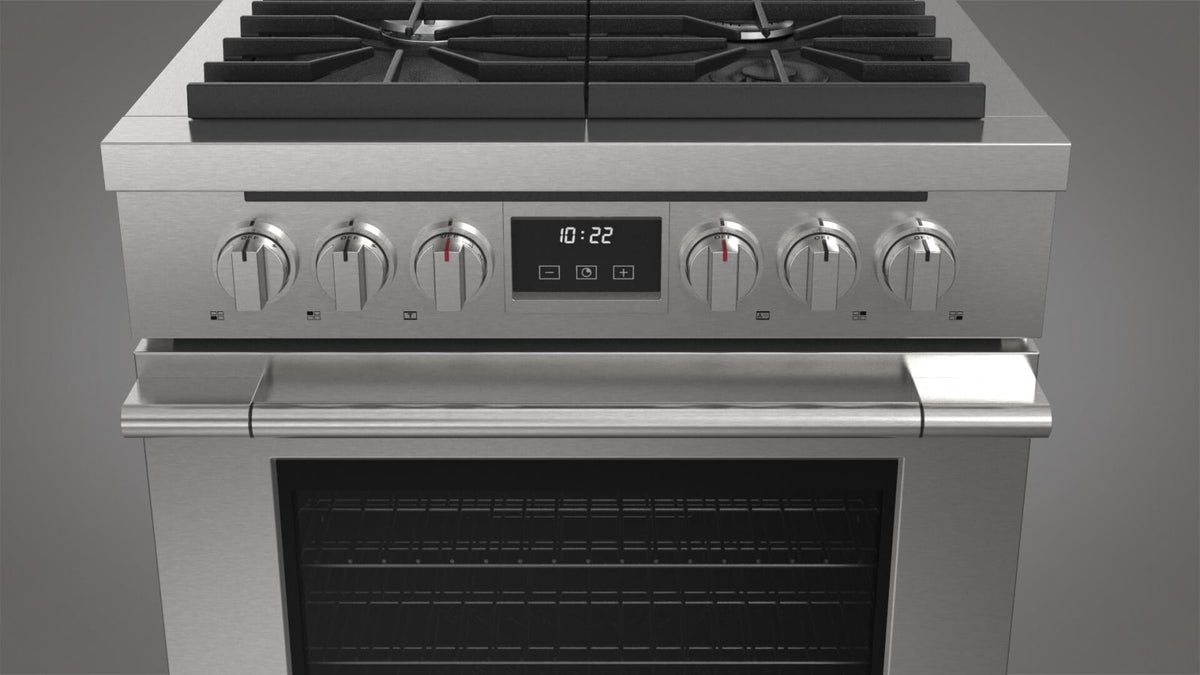 Fulgor Milano Accento 30 inch gas range F4PGR304S2 stainless steel