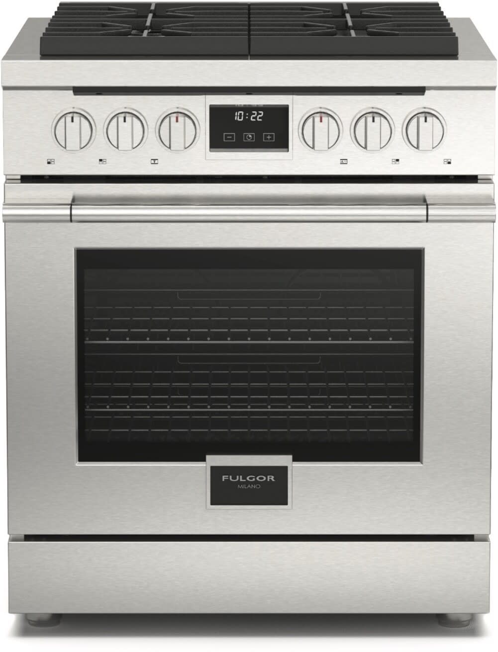 Fulgor Milano Accento 30 inch gas range F4PGR304S2 stainless steel