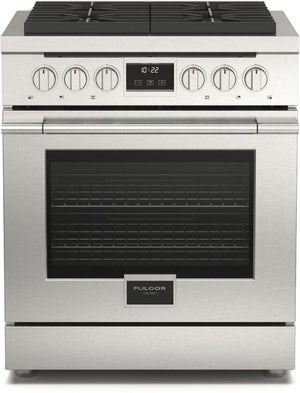 Fulgor Milano Accento 30 inch gas range F4PGR304S2 stainless steel