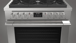 Fulgor Milano Accento 36 inch gas range F4PGR366S2 stainless steel