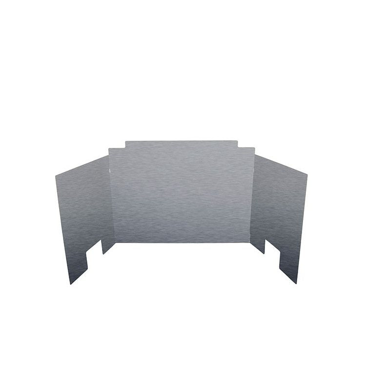 Real Fyre Large Satin Stainless Three-Panel Contemporary Fyreback