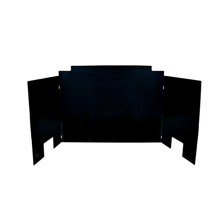 Real Fyre Small Black Porcelain Three-Panel Contemporary Fyreback