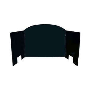 Real Fyre Medium Black Porcelain Three-Panel Traditional Fyreback