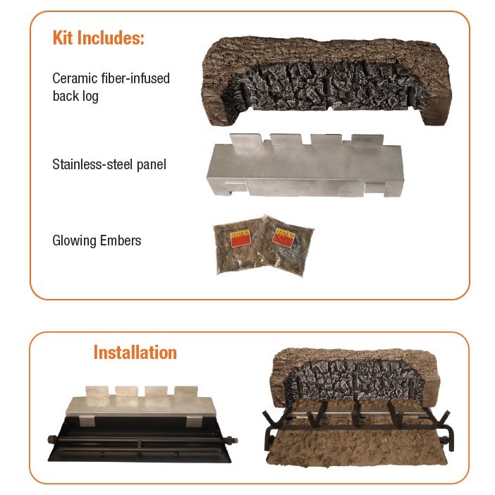 Real Fyre 30" Flame Enhancer Kit