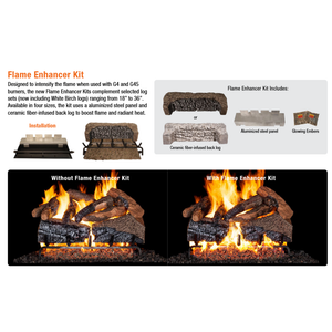 Real Fyre 20" Golden Oak Designer Plus Flame Enhanced Logs view 2