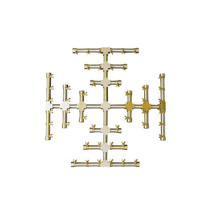 Firegear 25 inch Pro Series Brass Gas Fire Pit Snowflake LP Propane