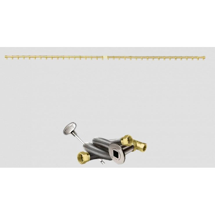 Firegear 90 inch Pro Series Brass Gas Fire Pit T Burner LP Kit Propane