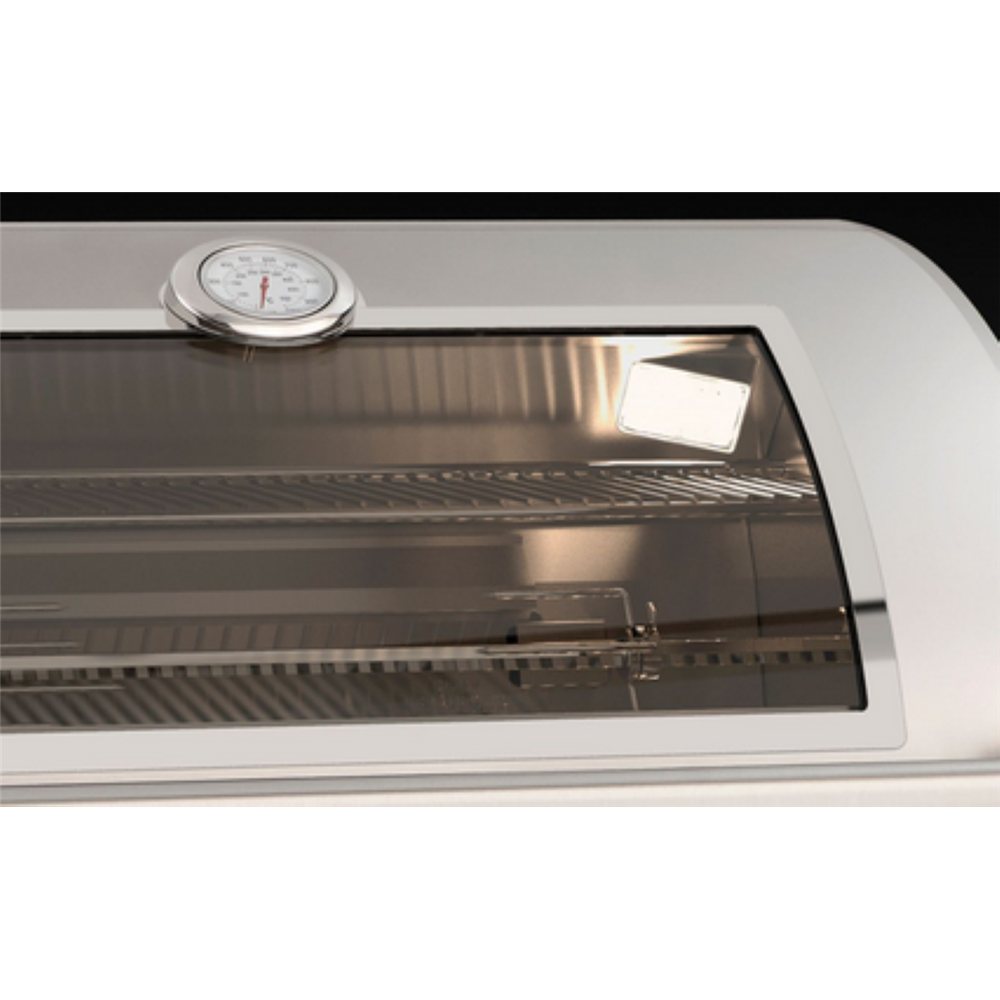 Fire Magic Echelon Built In LP Grill with Analog Thermometer, Magic View Window and Left Infrared Burner view 5
