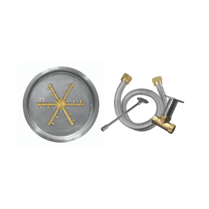 Firegear Match Throw Round Drop-In Propane 19-inch Fire Pit Pro Burner System