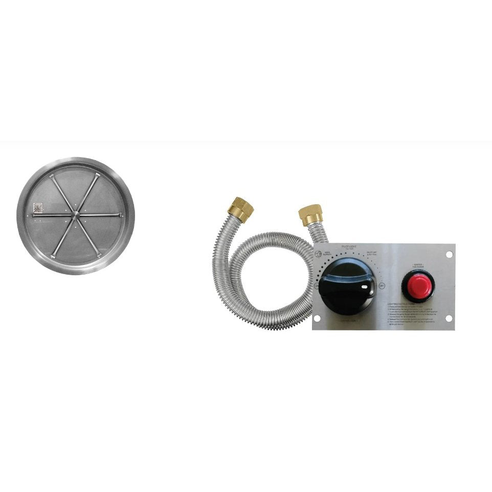 Firegear TPSI Round Drop-In Propane 19-inch Fire Pit Burner System