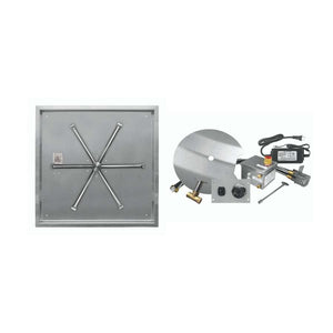 Firegear AWS Square Drop-In Propane 32-inch Fire Pit Burner System