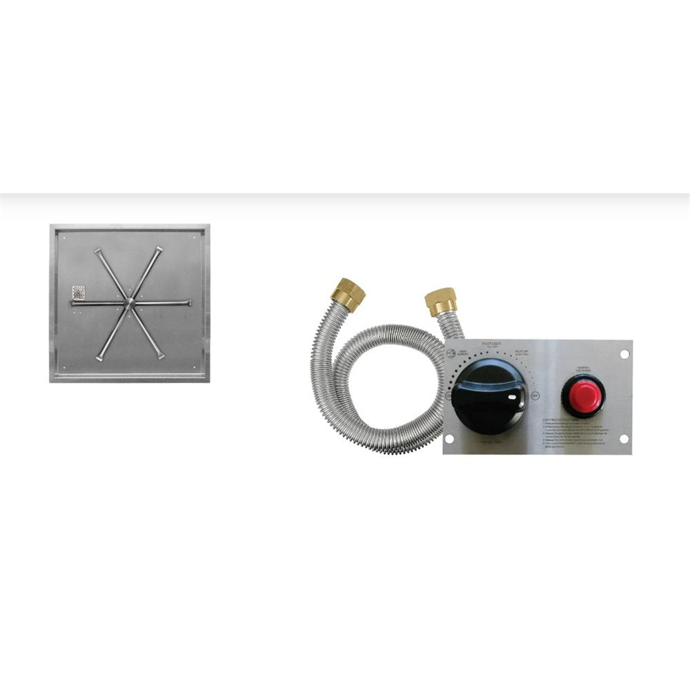 Firegear TPSI Square Drop-In Propane 20-inch Fire Pit Burner System