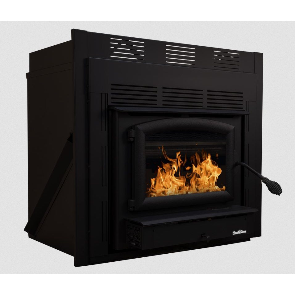Buck Stove Model 74ZC Zero Clearance Wood Burning Stove With Black Door Finish