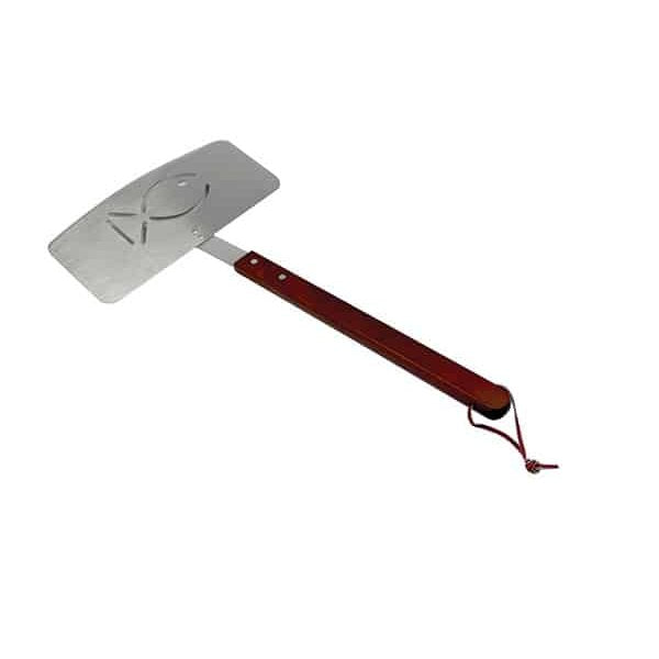 Modern Home Products Stainless Steel Fish Spatula with Rosewood Handle
