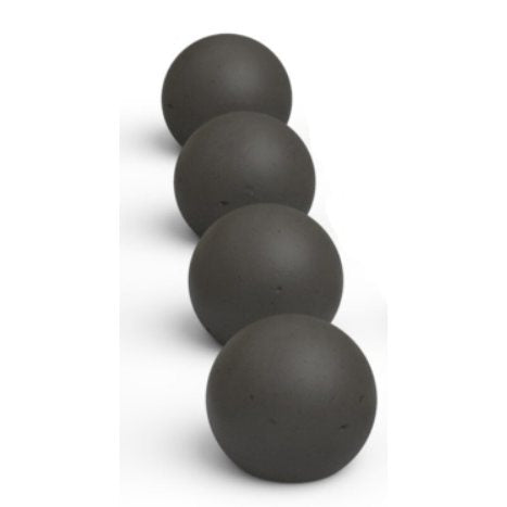 Real Fyre 4" Set of 4 Epic Black Fyre Spheres