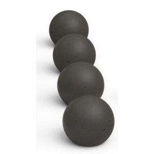 Real Fyre 4" Set of 4 Epic Black Fyre Spheres