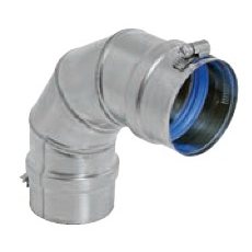 Duravent 3 inch FasNSeal Elbow Appliance Adapter Adapters